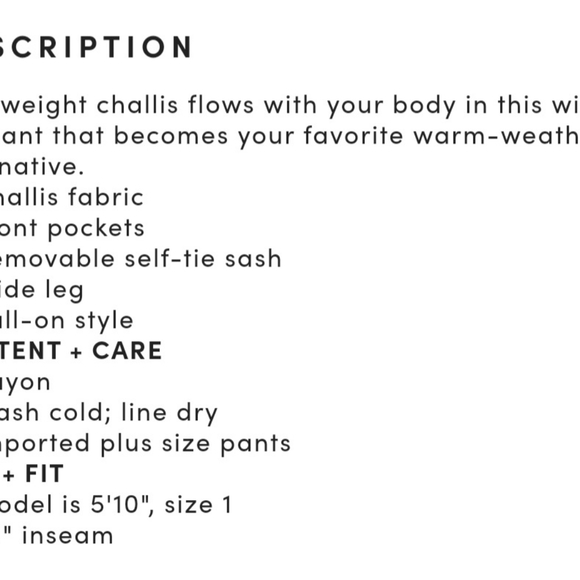 TORRID 2X WHITE & PINK MIXED PRINT WIDE LEG PANT NWT - Picture 5 of 8